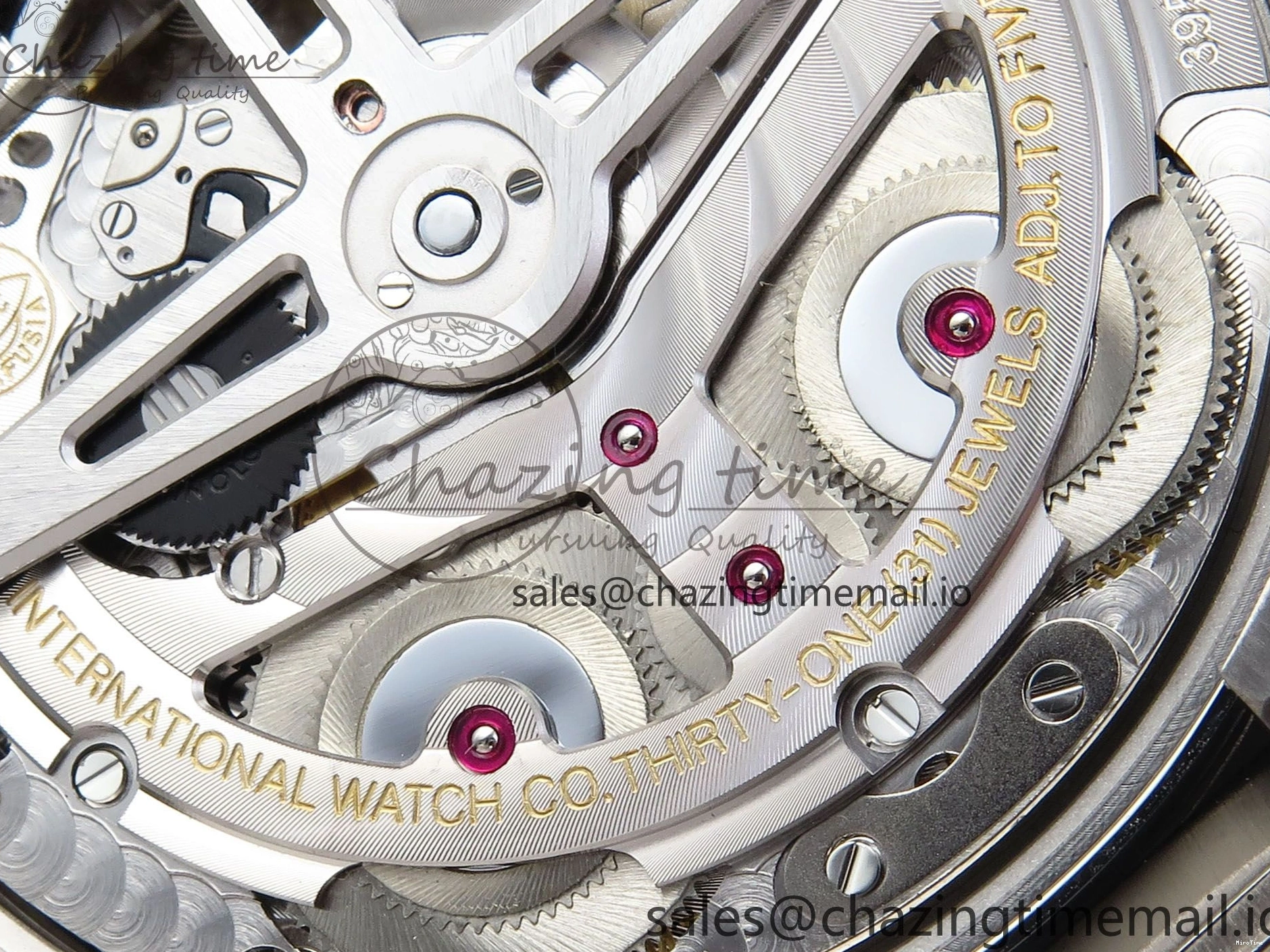 MIROTIME 0202 FashionForward Portugieser Auto IWC0562D APSF 1:1 Best Edition Light Blue Dial on SS Bracelet A 6994